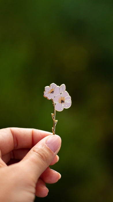 Cherry Blossom Enamel Pin