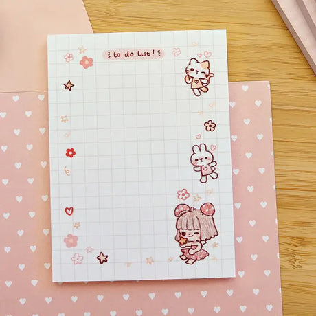 Write down your to do list, grocery list, plants to buy list… whatever kind of list you want! 📝✨

Tear-able sheets
50 sheets per pad
Size: 6.5 x 9 cm
Includes 1 memo pad