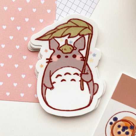 Cherry Rabbit - Studio Ghibli Totoro die-cut sticker&nbsp;