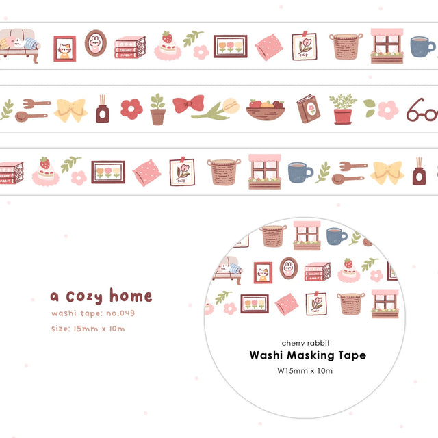 Decorate your planner / diary with this cute little washi tape ♡


Roll size: 15mm x 10m
Material: Washi
Includes 1 roll of washi