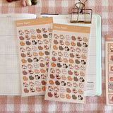 Cherry Rabbit Cat Loafs 2 Sticker Sheet