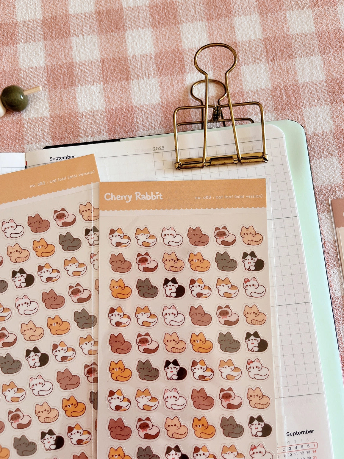 Cherry Rabbit - Cat Loafs 2 Sticker Sheet