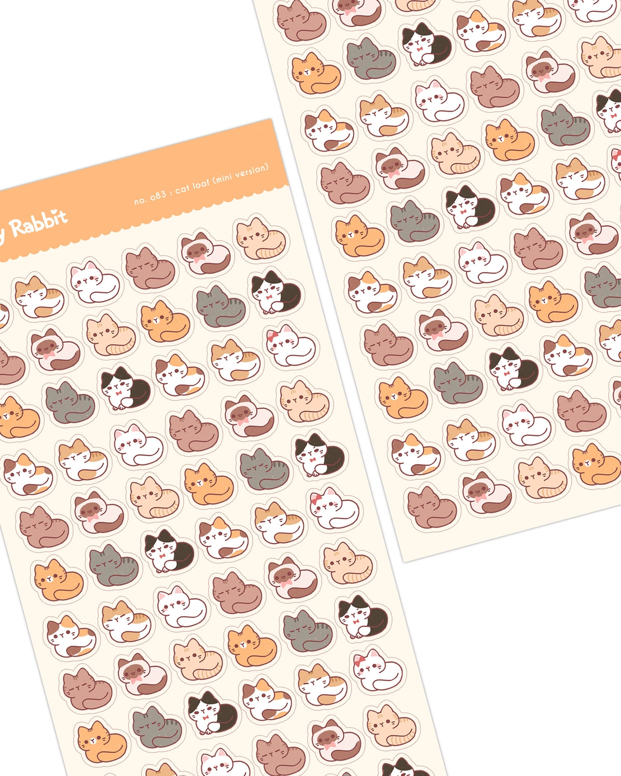 Cherry Rabbit - Cat Loafs 2 Sticker Sheet
