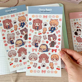 Cherry Rabbit - Fruits Basket Sticker Sheet