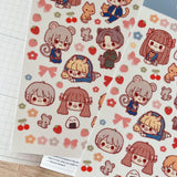 Cherry Rabbit - Fruits Basket Sticker Sheet