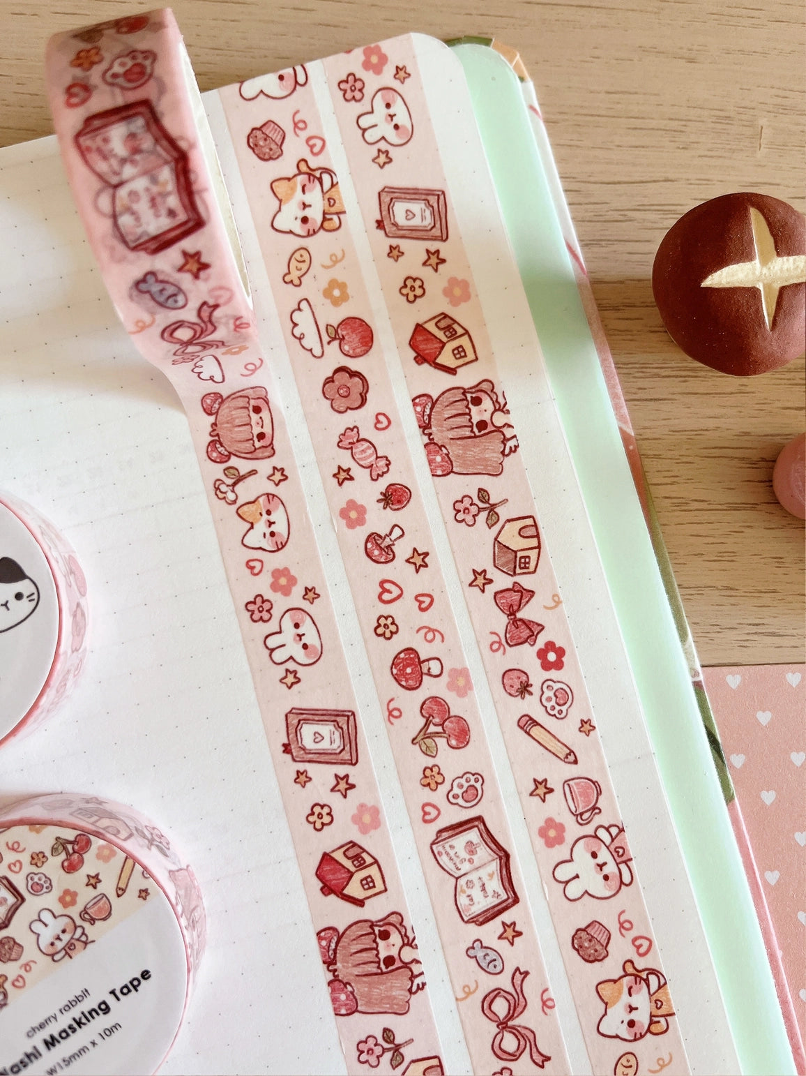 Cherry Rabbit - Sketch Doodles Washi Tape