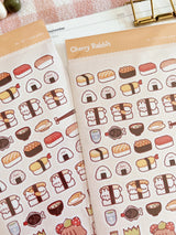 Cherry Rabbit - Sushi Party Sticker Sheet