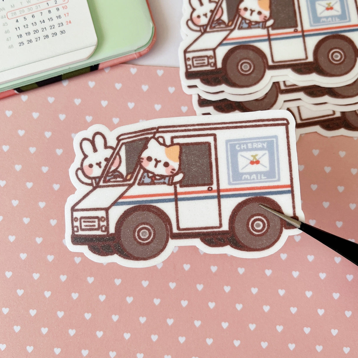 Cherry Rabbit - Cherry's Postal Service Sticker