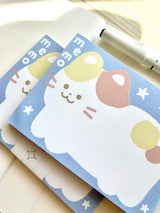 Chocolett - Kitty Memo Pad

This memopad comes with 50 thick pages and measures 5.5 x 4 inches big. It’s cutely decorated with a giant kitty for all your notes and memos.

Please note that these are not sticky notes.

Includes 1 memo pad