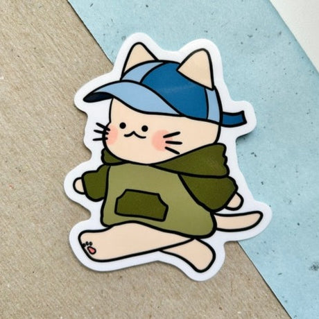 Chocolett Casual Cat Vinyl Sticker