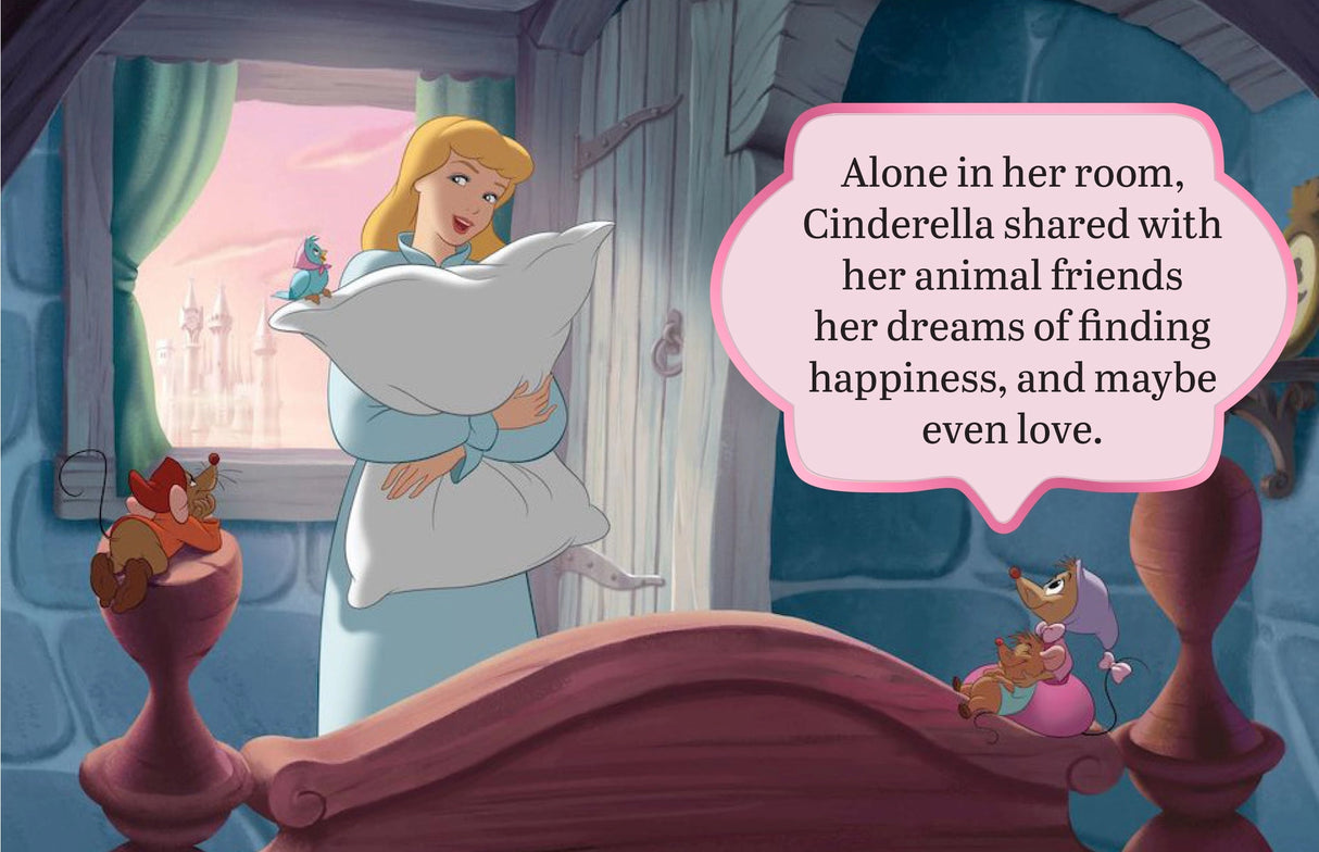 One of Disney’s original animated classics, Cinderella has charmed audiences for generations with its timeless romance, delightful animation, and endearing characters. Now fans can keep this classic fairy tale close to their hearts with this tiny storybook retelling of the iconic film, illustrated with art and imagery pulled straight from the screen. 

Part of an exciting new series of miniature storybooks based on popular Disney films, this tiny storybook is a unique collector’s item adult Disney fans will