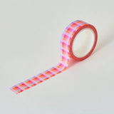 Cute &amp; colourful hand drawn gingham washi tape!

This paper masking tape is perfect for decorating your bullet journal and planners, scrapbooking &amp; gift wrapping. It'll add some fun and colour to any surface and is easy to peel off.

10m x 15mm
