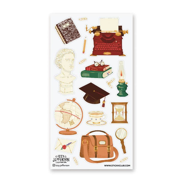 STICKII - Classic Academia Sticker Sheet