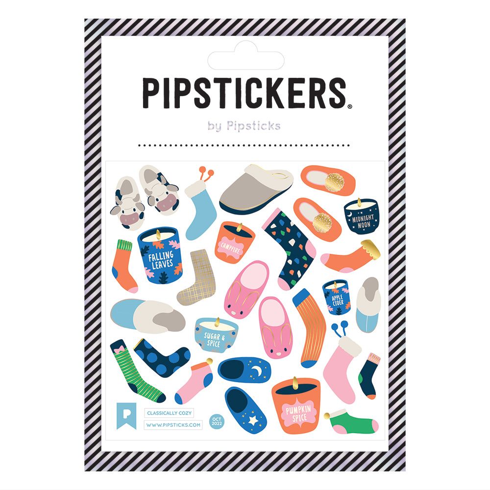 Pipsticks Sticker Sheet - Classically Cozy