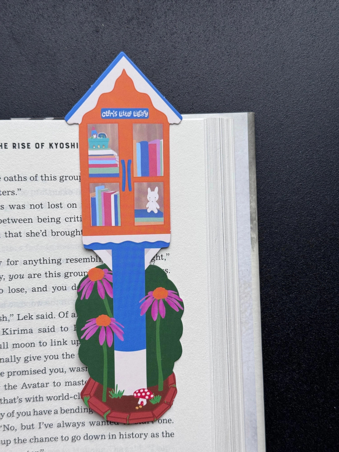 Little Library Bookmark by Clem &Co.

If you have ever passed a Little Free Library, you know how great of a resource they are for making knowledge accessible. Clem the Bunny put together her own Little Free Library and loved it so much she turned it into a bookmark!