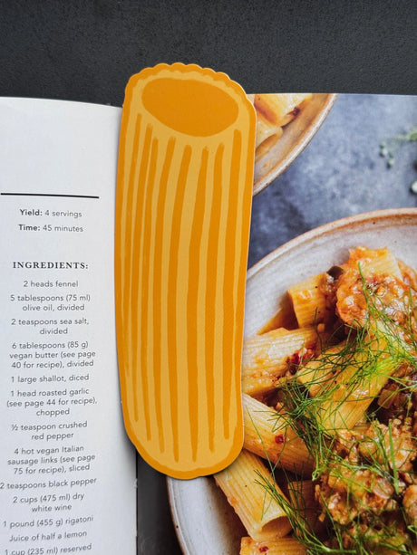 Read-A-Toni Pasta by Clem & Co.

It would be pre-pasta-rous if you didn’t get our Rigatoni bookmark. We are pasta-tive it will make you love to read-atoni even more!