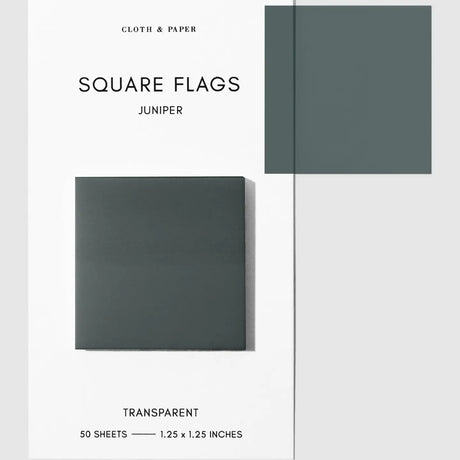 Square Transparent Page Flags provide a subtle way to mark information you want to reference again. Their slightly frosted finish maintains clarity when layered over text, making them a practical tool for marking pages in books, highlighting passages, or labeling sections throughout notebooks and documents. Thin construction keeps bulk to a minimum, even when used across multiple pages.