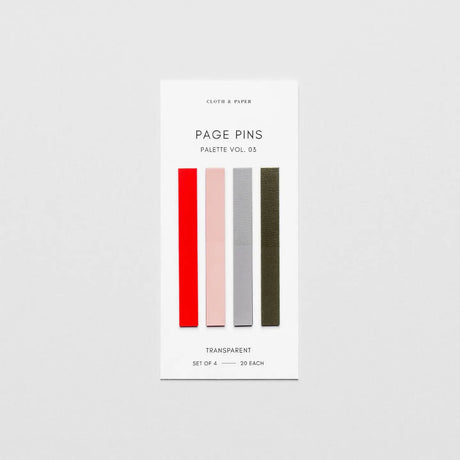 Eye-catching, sleek, and colorful - our Page Pins are sure to make a statement wherever you place them. They are excellent for creating bookmarks, highlighting small text, or adding a decorative element to your planner.