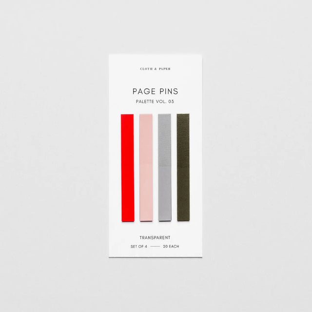 Eye-catching, sleek, and colorful - our Page Pins are sure to make a statement wherever you place them. They are excellent for creating bookmarks, highlighting small text, or adding a decorative element to your planner.