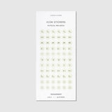 Refine your planning routine with our Healthy Planning Sticker Set, designed to help you stay consistent with both physical wellness and meal planning goals. Featuring our signature Ash and Angora colors, these transparent stickers layer beautifully over any planner spread without adding visual clutter.

Features

 * Printed on transparent material for a seamless, luxe look 
 * 264 total stickers: 4 sheets with 66 stickers each 
 * Includes 2 Physical Wellness sheets: 1 in Ash, 1 in Angora 
 * Includes 2 Me