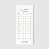 Refine your planning routine with our Healthy Planning Sticker Set, designed to help you stay consistent with both physical wellness and meal planning goals. Featuring our signature Ash and Angora colors, these transparent stickers layer beautifully over any planner spread without adding visual clutter.

Features

 * Printed on transparent material for a seamless, luxe look 
 * 264 total stickers: 4 sheets with 66 stickers each 
 * Includes 2 Physical Wellness sheets: 1 in Ash, 1 in Angora 
 * Includes 2 Me