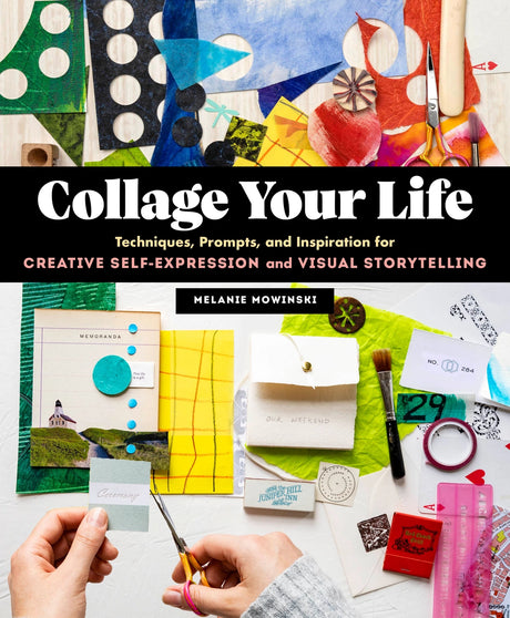 Requiring minimal equipment--just scissors, glue, paper, and pens--collage is an accessible craft that offers limitless creative possibilities. Like meditation or journaling, making collage can be an avenue for self-reflection and artistic exploration.

In Collage Your Life, artist and teacher Melanie Mowinski teaches a variety of core techniques including lettering, stamping, stenciling, transfers, and adhesive methods, and provides dozens of prompts to jumpstart the creative process and encourage crafters