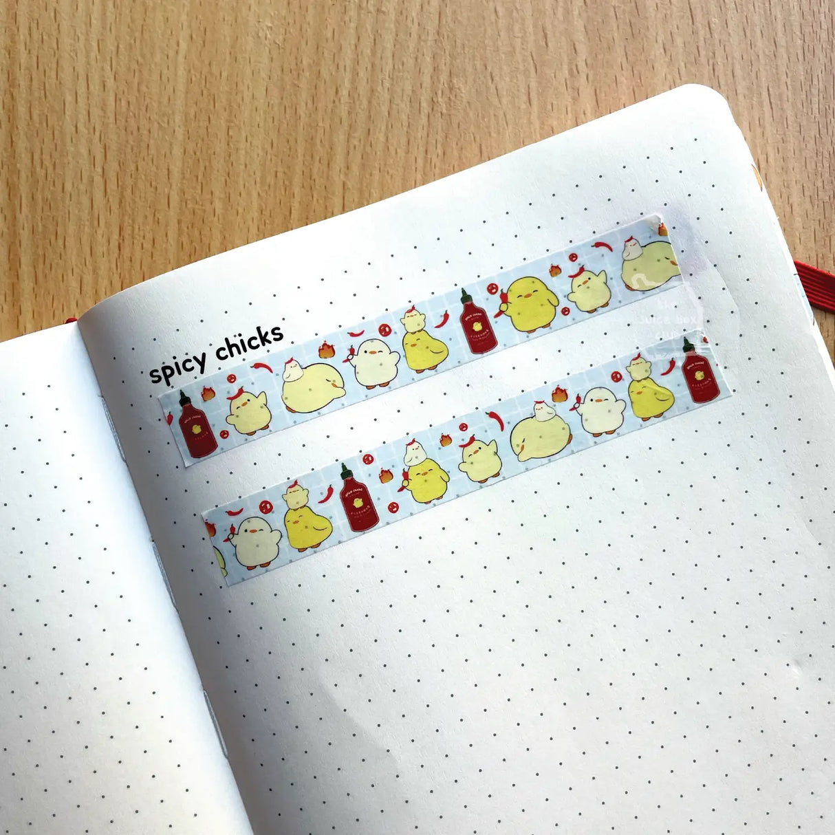 Condiments Inspired Washi Tape - Spicy Chicks