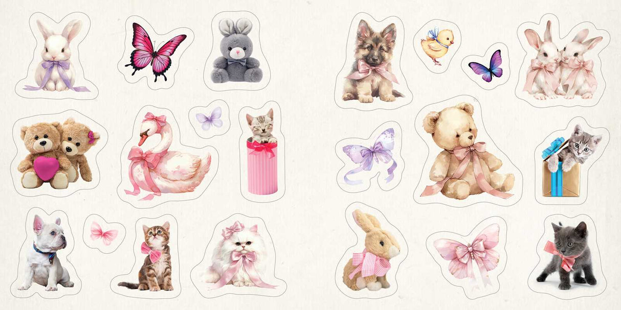 Celebrate your core coquette aesthetic with hundreds of stickers to decorate phones, laptops, ereaders, notebooks, and more in that very femme and demure style.

Ruffles and ribbons. Bows and ballet flats. Lace and lipstick prints. It’s time to let everyone know just how coquette you are. With Coquette Stickers, fans of all things frilly, flirty, and feminine will find over 500 stickers to decorate their lives in their own personal style. Add a touch of romance, whimsy, and vintage flair to everyday items l