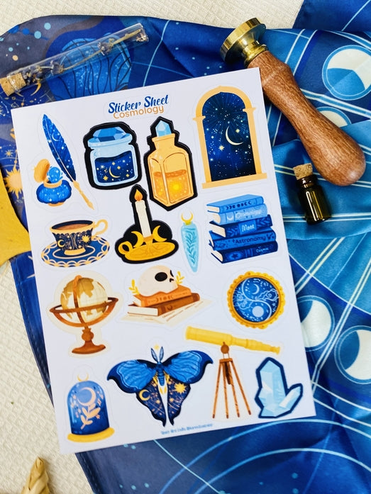 Cosmology Sticker Sheet
