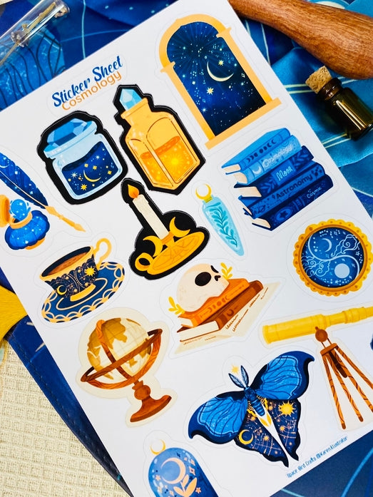 Cosmology Sticker Sheet