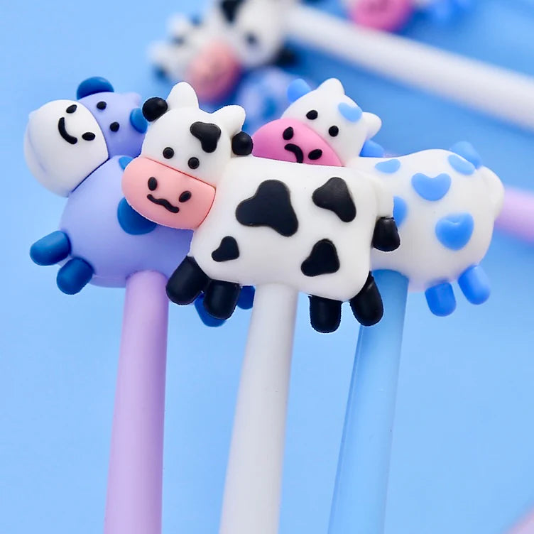 These cute cow gel pens are perfect for planning, for work, home, desk or for school. They will be a beautiful addition to your pen collection!


• 0.5mm Gel Ink
• Black Ink
• Writes very smoothly
• Measures approx. 6" - 7"
• Includes 1 pen, we will send one random color