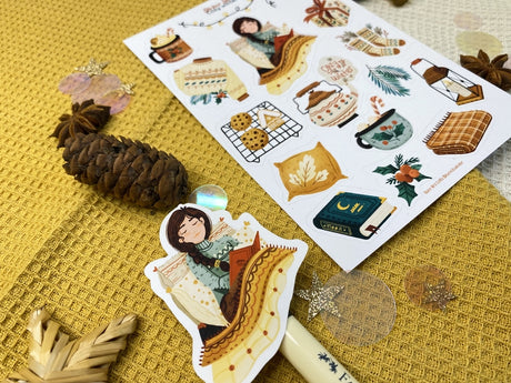 Cozy Winter Sticker Sheet