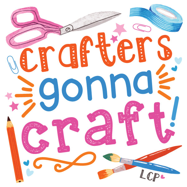 Adhesivo de vinilo Crafters Gonna Craft