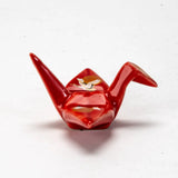 Origami Crane Moon Red Chopstick Rest
