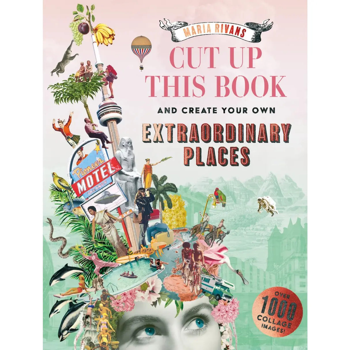 Cut Up This Book: Extraordinary Places

A brand-new collection of delightfully nostalgic and surreal images that will inspire any collage artist.&nbsp;

The fifth title of the successful Cut Up This Book series celebrates exotic and extraordinary locations, including strange scenes ranging from the depths of the ocean to the craters of the moon. These settings are the perfect inspiration for some dramatic and hilarious juxtapositions.&nbsp;

The book features helpful step-by-step tutorials to demonstrate co