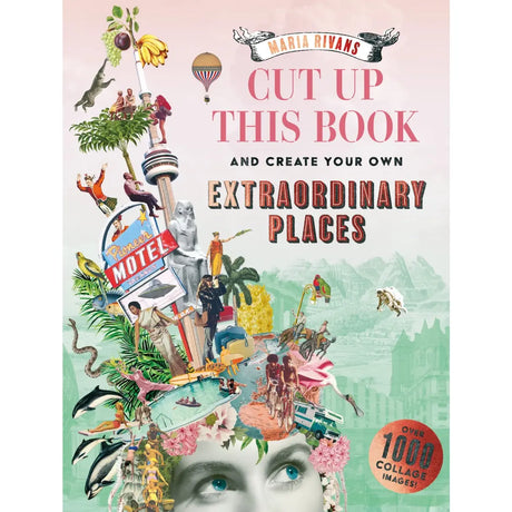 Cut Up This Book: Extraordinary Places

A brand-new collection of delightfully nostalgic and surreal images that will inspire any collage artist.&nbsp;

The fifth title of the successful Cut Up This Book series celebrates exotic and extraordinary locations, including strange scenes ranging from the depths of the ocean to the craters of the moon. These settings are the perfect inspiration for some dramatic and hilarious juxtapositions.&nbsp;

The book features helpful step-by-step tutorials to demonstrate co