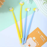 These cute animal gel pens are perfect for planning, for work, home, desk or for school. They will be a beautiful addition to your pen collection!


• 0.5mm Gel Ink
• Black Ink
• Writes very smoothly
• Measures approx. 6" - 7"
• Includes 1 pen, we will send one random color/design