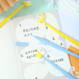 These cute animal gel pens are perfect for planning, for work, home, desk or for school. They will be a beautiful addition to your pen collection!


• 0.5mm Gel Ink
• Black Ink
• Writes very smoothly
• Measures approx. 6" - 7"
• Includes 1 pen, we will send one random color/design