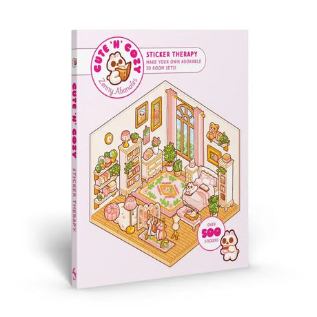 Cute 'n' Cozy Sticker Therapy Book

Relax into the latest craft-therapy craze for creating cute little scenes using adorable stickers&nbsp;

Welcome to a cozy world of absolute cuteness. Pick an empty room, furnish it, decorate it, and fill it with furry little characters. Then carry on until you've created your own unique keepsake.

This book features eight cute little themed corners to make your own homely isometric scenes. Each room is accompanied by two pages of stickers that include furniture, characte