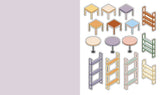 Create the coziest "konbini" convenience store imaginable, with six room sets and hundreds of stickers…

Welcome to a cozy world of absolute cuteness! Pick an empty space; furnish it, decorate it and fill it with furry little characters until it's a busy little convenience store. Then carry on until you've created your own unique keepsake: there are six to complete in this book!