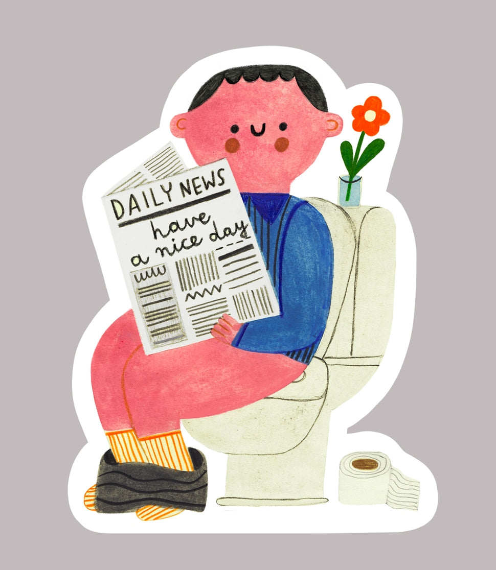 Pegatina de noticias diarias