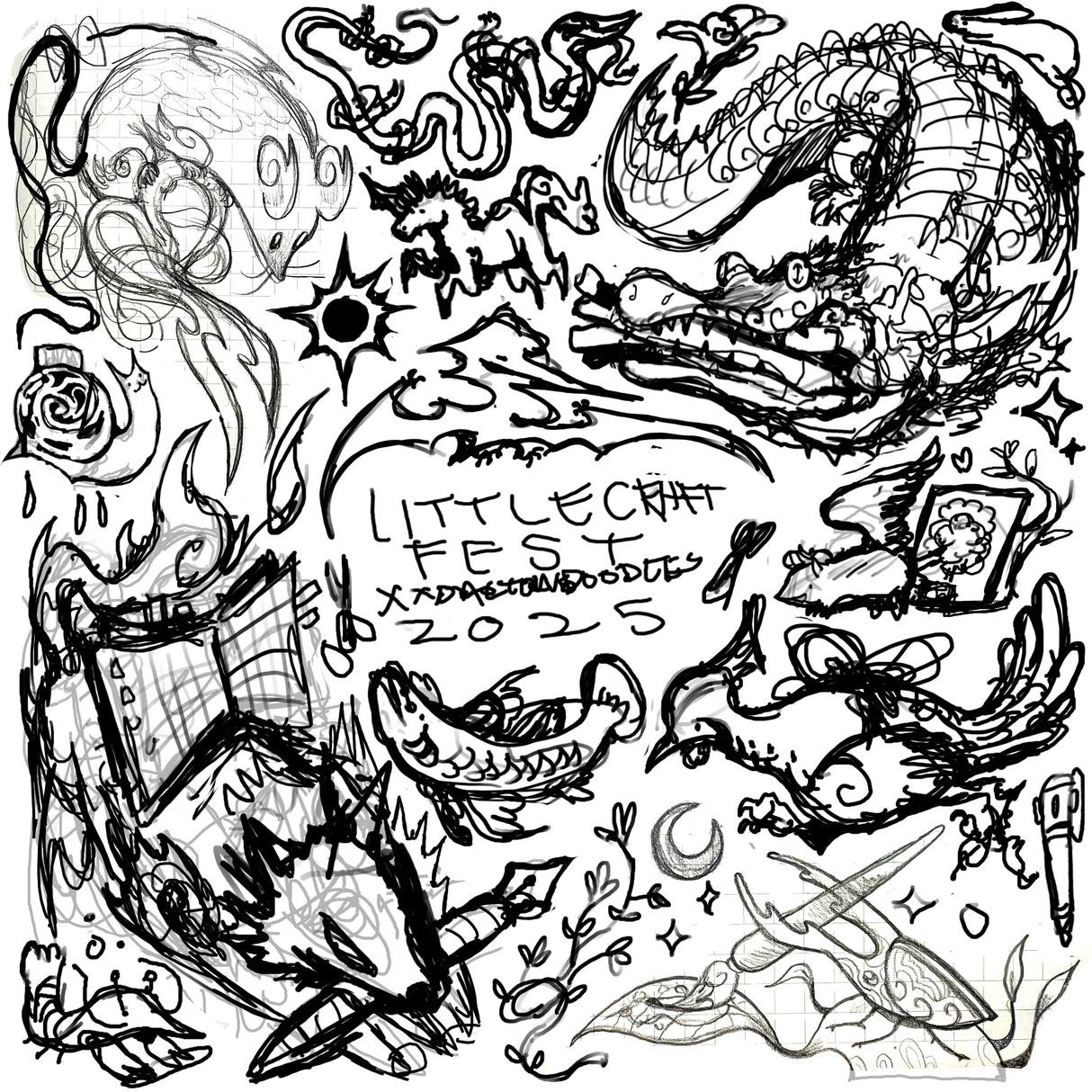 Little Craft Fest x Dalton Doodles Exclusive Tote Bag