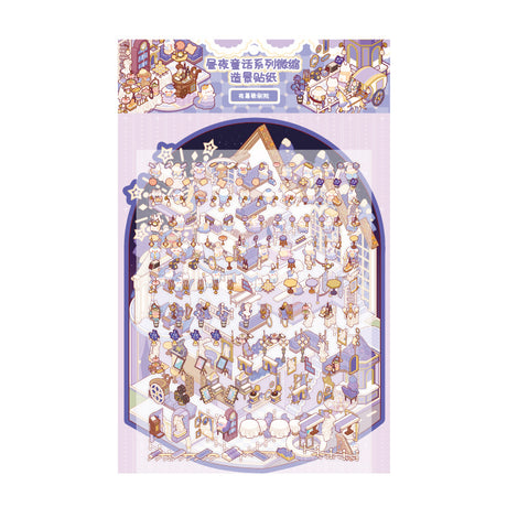 Unleash your creativity with these 3D scene stickers! Perfect for kids and adults, you can design your own opera scene with 3 sets of sticker sheets!

1 piece of landscape paper
3 sticker sheets
7.2 in x 11.6 in