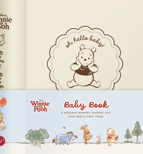 Create a heartfelt, Pooh Bear–inspired heirloom to be loved by your family for years to come. Complete with adorable illustrations from the Hundred-Acre-Wood, this charming scrapbook journal invites you to record important moments, save precious keepsakes from baby's first years, and fill each page with unforgettable memories to treasure for a lifetime.
