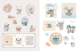 More than 500 colorful stickers of everyone’s favorite blue alien are perfect for scrapbooking or decorating your personal items.

Since the 2002 release of the Disney animated film Lilo & Stitch, the wild blue alien known as Stitch has become a fan favorite—so much that he now has his own sticker book! This collection of more than 500 colorful stickers includes fun and rarely seen images from the Disney archives, including character art, composed graphics, icons, and unique designs that are perfect for scr