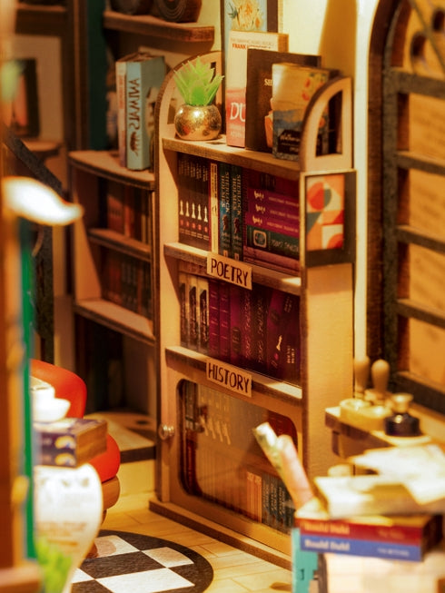 Bookstore Book Nook Kit Diy Miniature House
