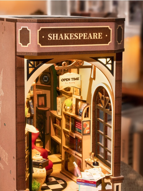 Bookstore Book Nook Kit Diy Miniature House