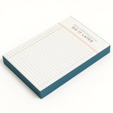 Procrastinators, rejoice—the Do It Later Notepad is here to validate your vibe. This 4x6” memo pad features 120 ledger-style sheets with playful blue gilded edges and a cheeky header that reads, “Why do it now when you can do it later.” Compact and colorful, it’s perfect for jotting down tasks, reminders, or notes you’ll definitely get to… eventually. Whether you’re managing a mile-long to-do list or just need a stylish place to doodle, this notepad adds a pop of personality to your desk. Makes a fun gift f