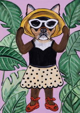 No canines are cooler than the twenty stylin' and wildin' dogs in this hilarious set of 20 postcards by artist Carly Beck. These paintings of perfectly dressed dogs feature top breeds like Frenchies, retrievers, and many more, each inviting you into a world that's part Richard Scarry, part Vogue fashion shoot.

Postcards; 5 x 7 inches; 20 pages.