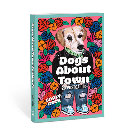 No canines are cooler than the twenty stylin' and wildin' dogs in this hilarious set of 20 postcards by artist Carly Beck. These paintings of perfectly dressed dogs feature top breeds like Frenchies, retrievers, and many more, each inviting you into a world that's part Richard Scarry, part Vogue fashion shoot.

Postcards; 5 x 7 inches; 20 pages.